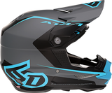 6D HELMETS ATR-1 Helmet - Stealth - Cyan - Large 10-4627