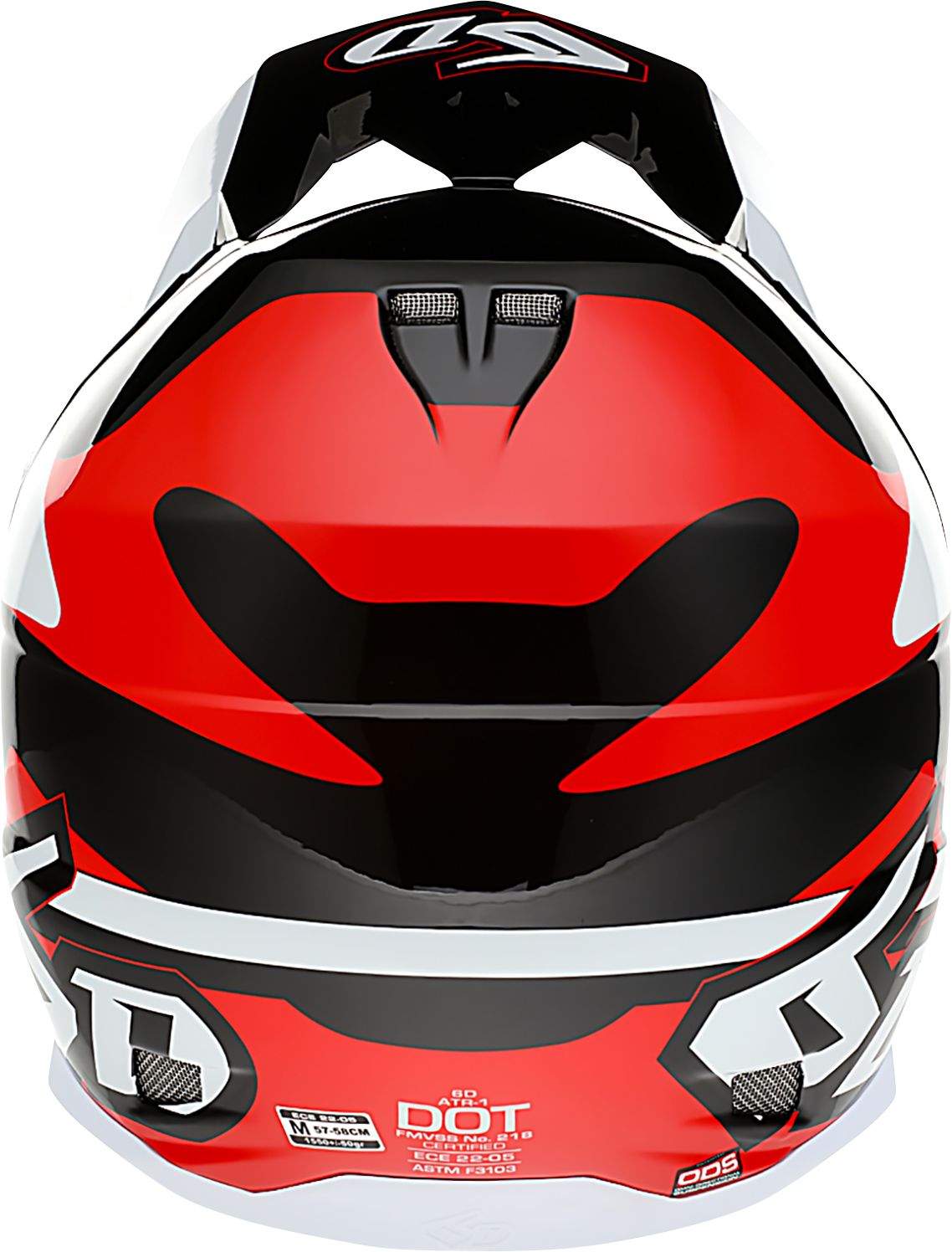 6D HELMETS ATR-1 Helmet - Apex - Red - Medium 10-4536