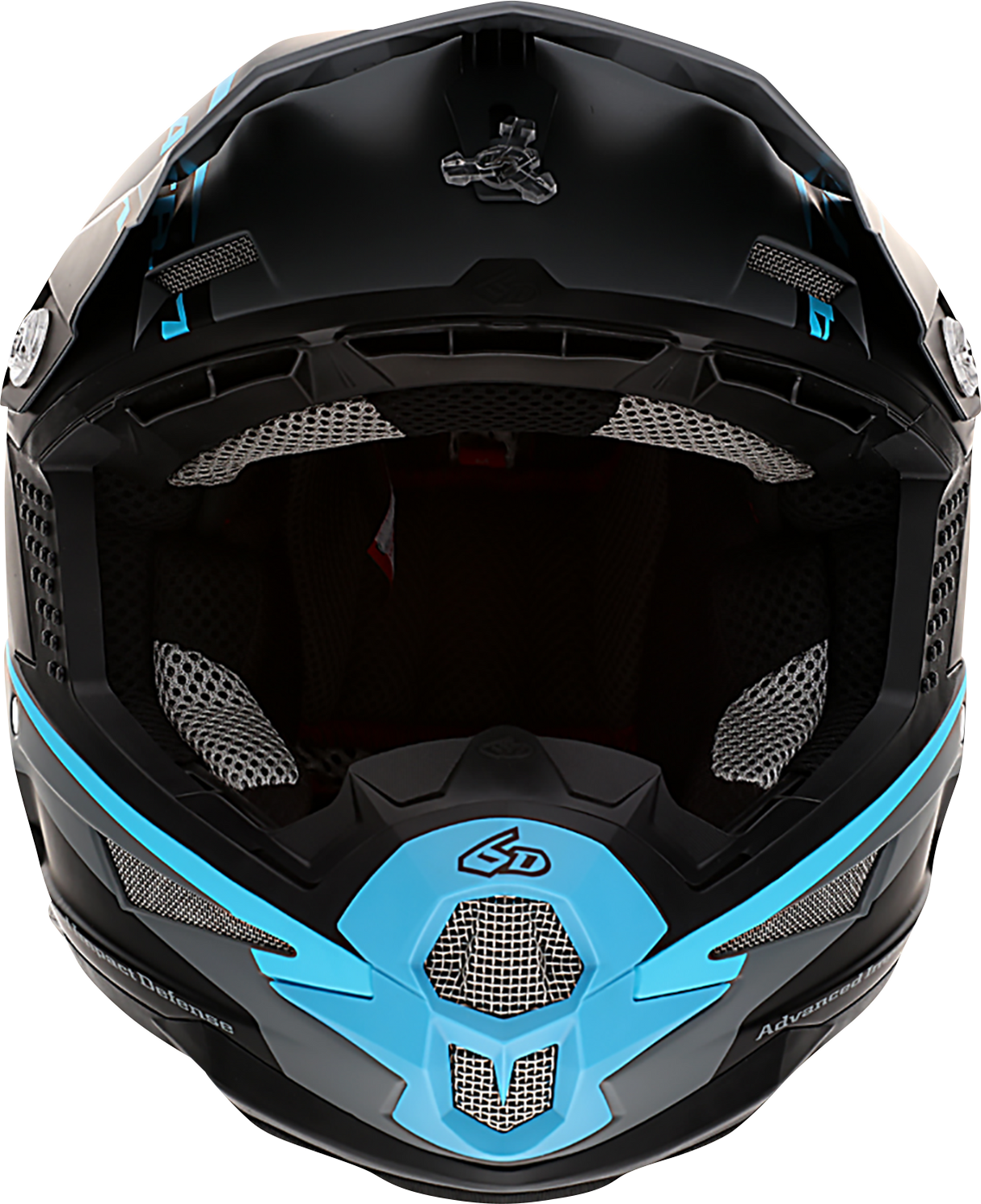 6D HELMETS ATR-1 Helmet - Stealth - Cyan - Large 10-4627