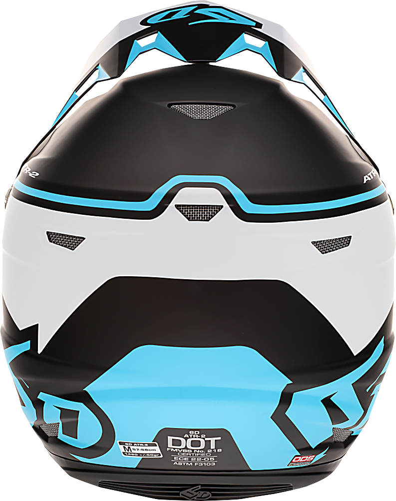 6D HELMETS ATR-2 Helmet - Drive - Cyan - 2XL 12-2729