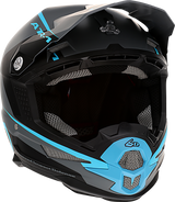 6D HELMETS ATR-1 Helmet - Stealth - Cyan - Large 10-4627