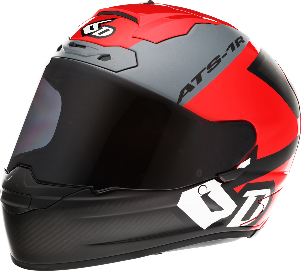 6D HELMETS ATS-1R Helmet - Wyman - Red/Gray - XL 30-0738