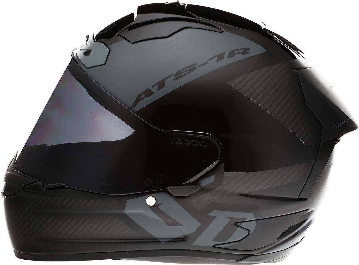 6D HELMETS ATS-1R Helmet - Wyman - Black/Gray - Small 30-0705