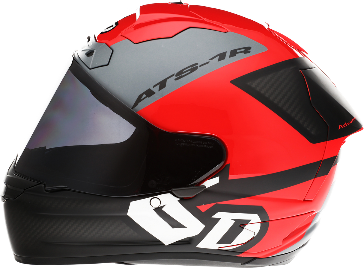 6D HELMETS ATS-1R Helmet - Wyman - Red/Gray - Small 30-0735