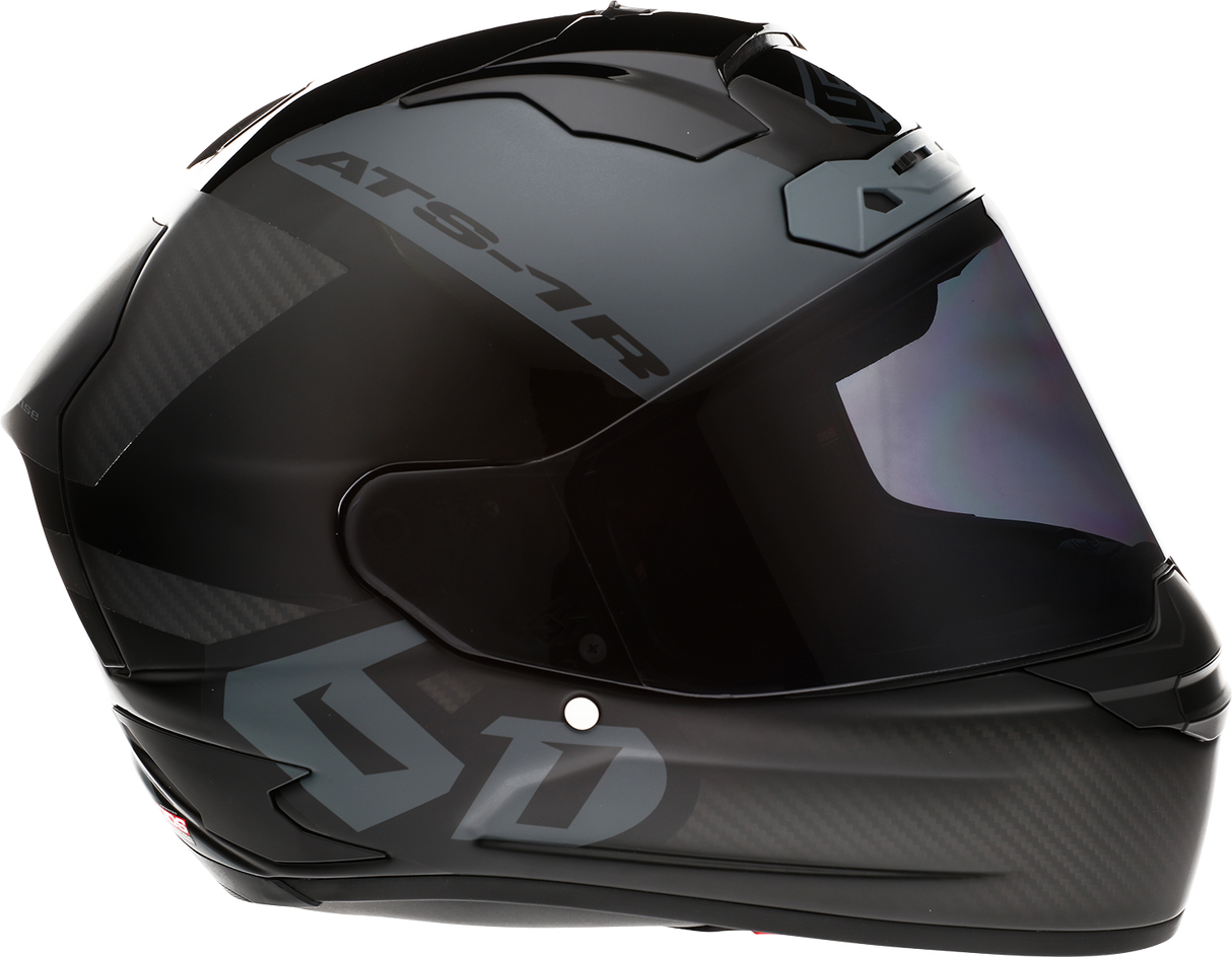 6D HELMETS ATS-1R Helmet - Wyman - Black/Gray - Small 30-0705