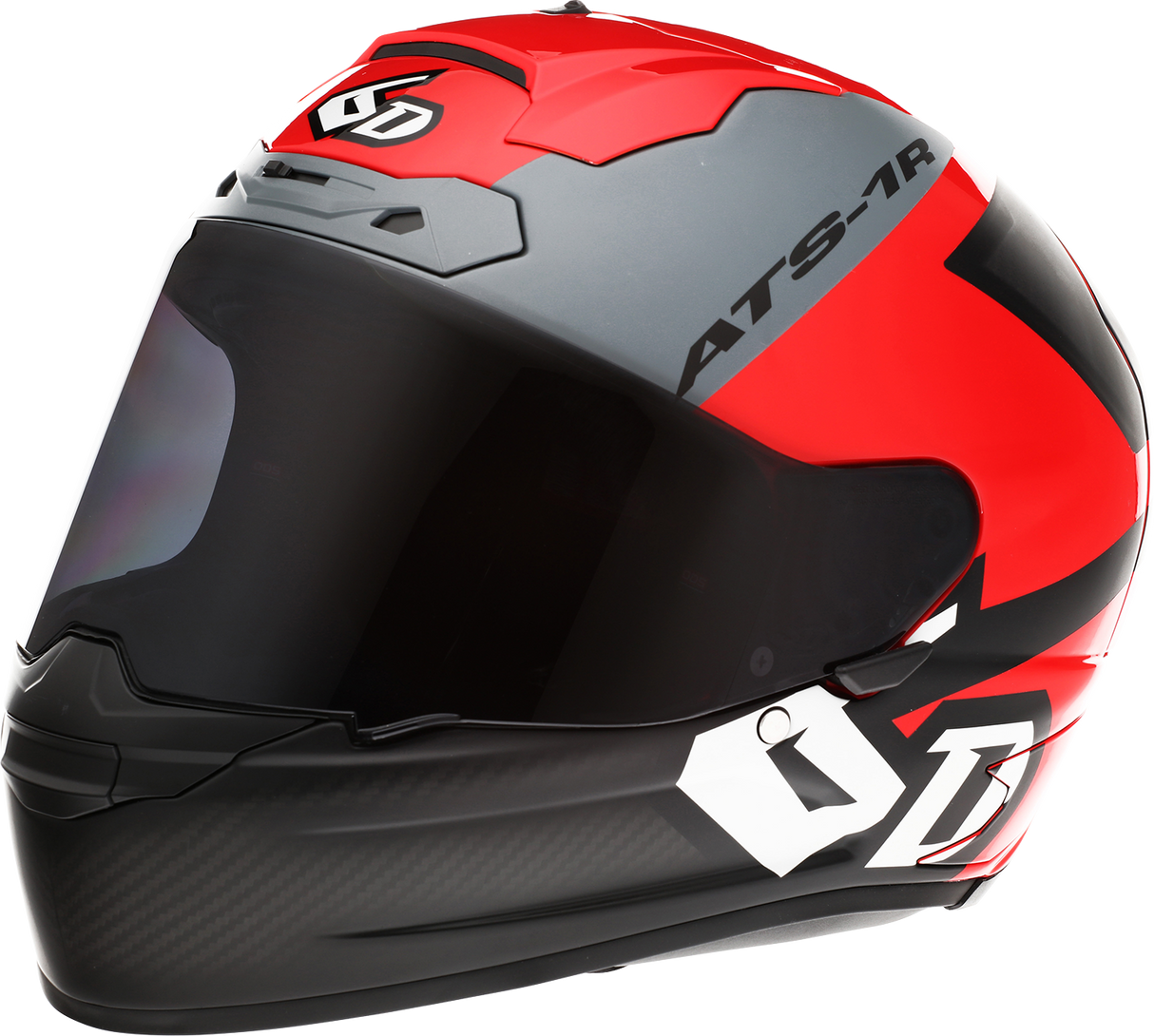 6D HELMETS ATS-1R Helmet - Wyman - Red/Gray - Small 30-0735