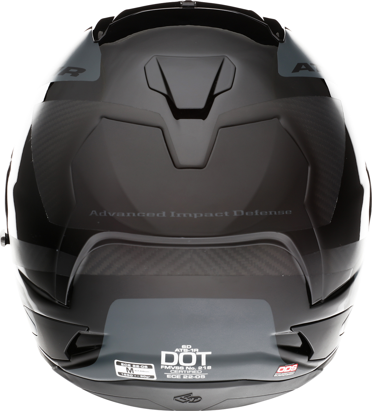 6D HELMETS ATS-1R Helmet - Wyman - Black/Gray - Small 30-0705