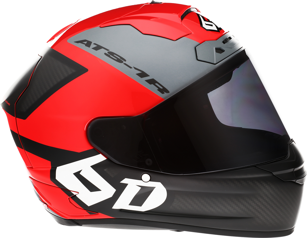 6D HELMETS ATS-1R Helmet - Wyman - Red/Gray - Small 30-0735