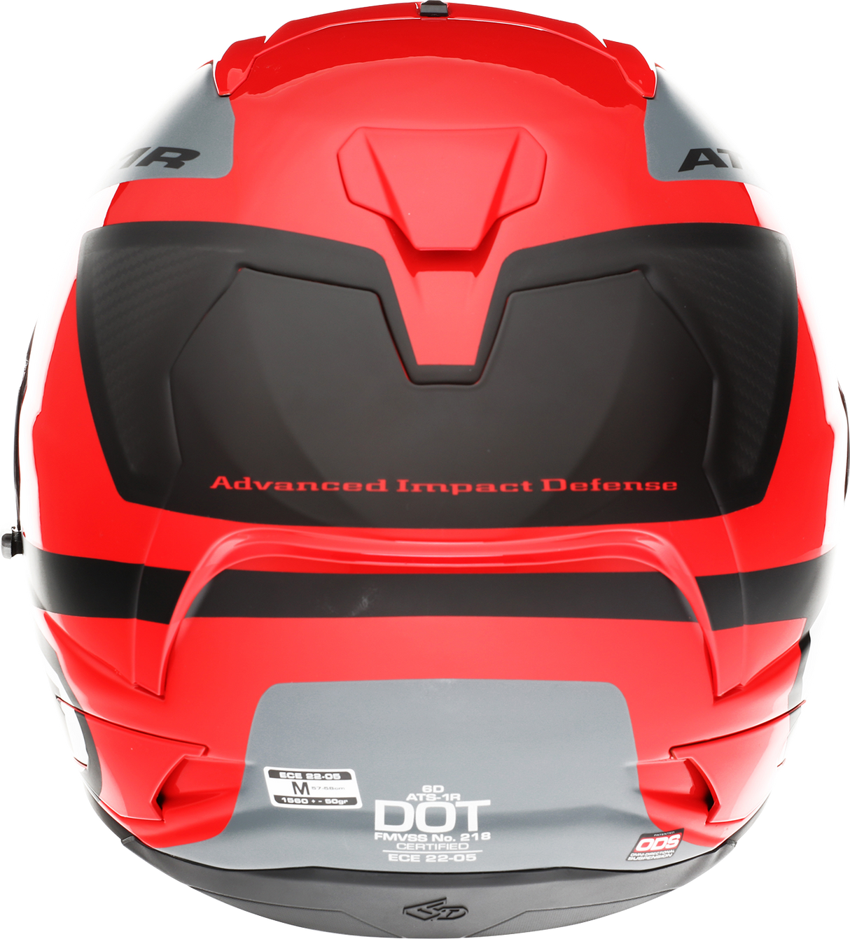 6D HELMETS ATS-1R Helmet - Wyman - Red/Gray - Small 30-0735