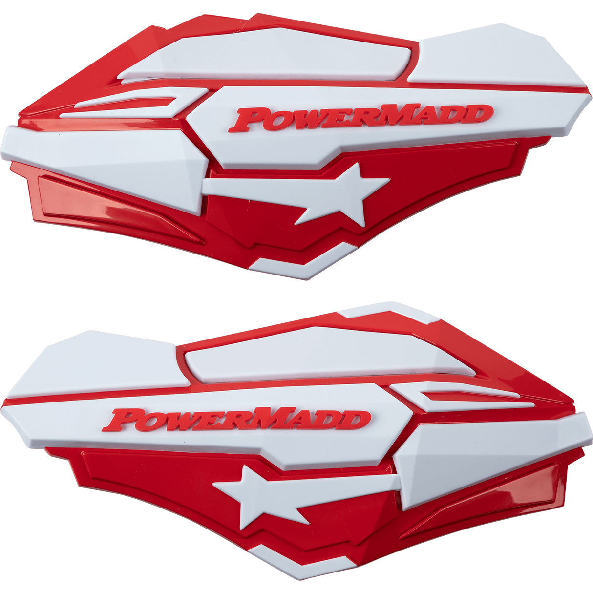 POWERMADD Handguards - Red/White 34422