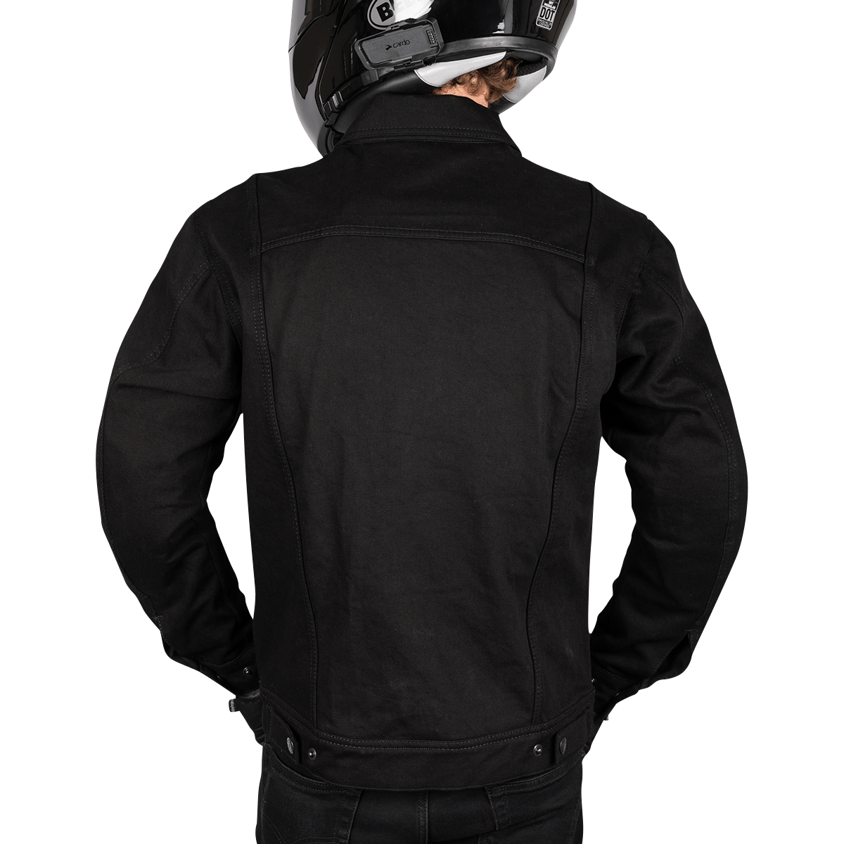 THRASHIN SUPPLY CO. Highway v2 Denim Riding Jacket - Black - Large TMJ-10-10