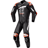 GP Plus v4 Leather Suit - Black/White