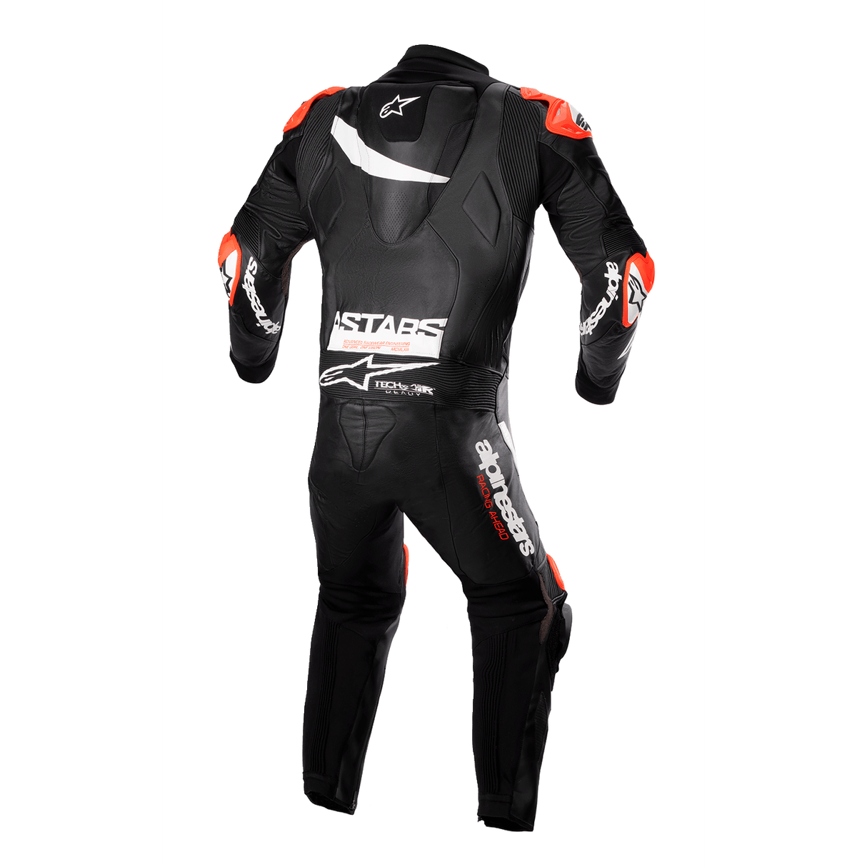 GP Plus v4 Leather Suit - Black/White