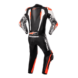 Racing Absolute v2 Leather Suit - Black/White/Red