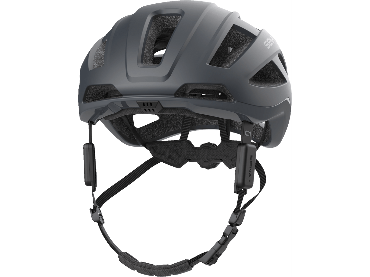 SENA C1 Smart Bicycle Helmet - Matte Gray - Large