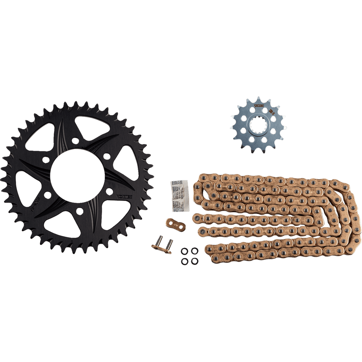 VORTEX Chain Kit - Gold CKG6346 - Moto Shop Service