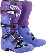 ALPINESTARS Tech 7 Boots - Purple/White - US 8 2012014-334-8