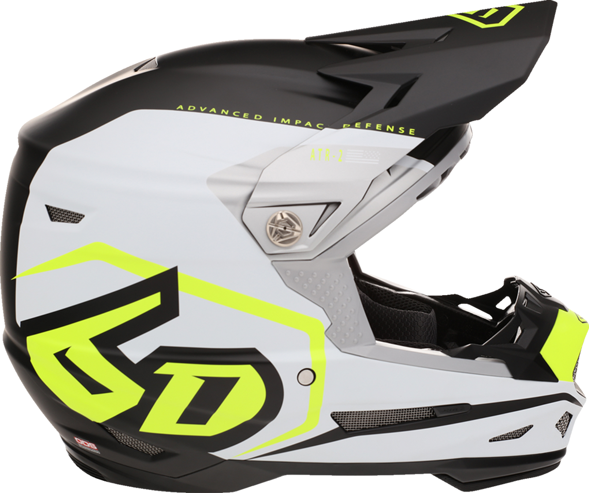 6D HELMETS ATR-2 Helmet - Delta - Neon Yellow - 2XL 12-3429