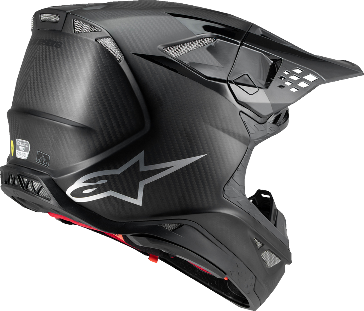 ALPINESTARS Supertech M10 Helmet - Fame - MIPS? - Black Carbon - XS 8300423-1902-XS