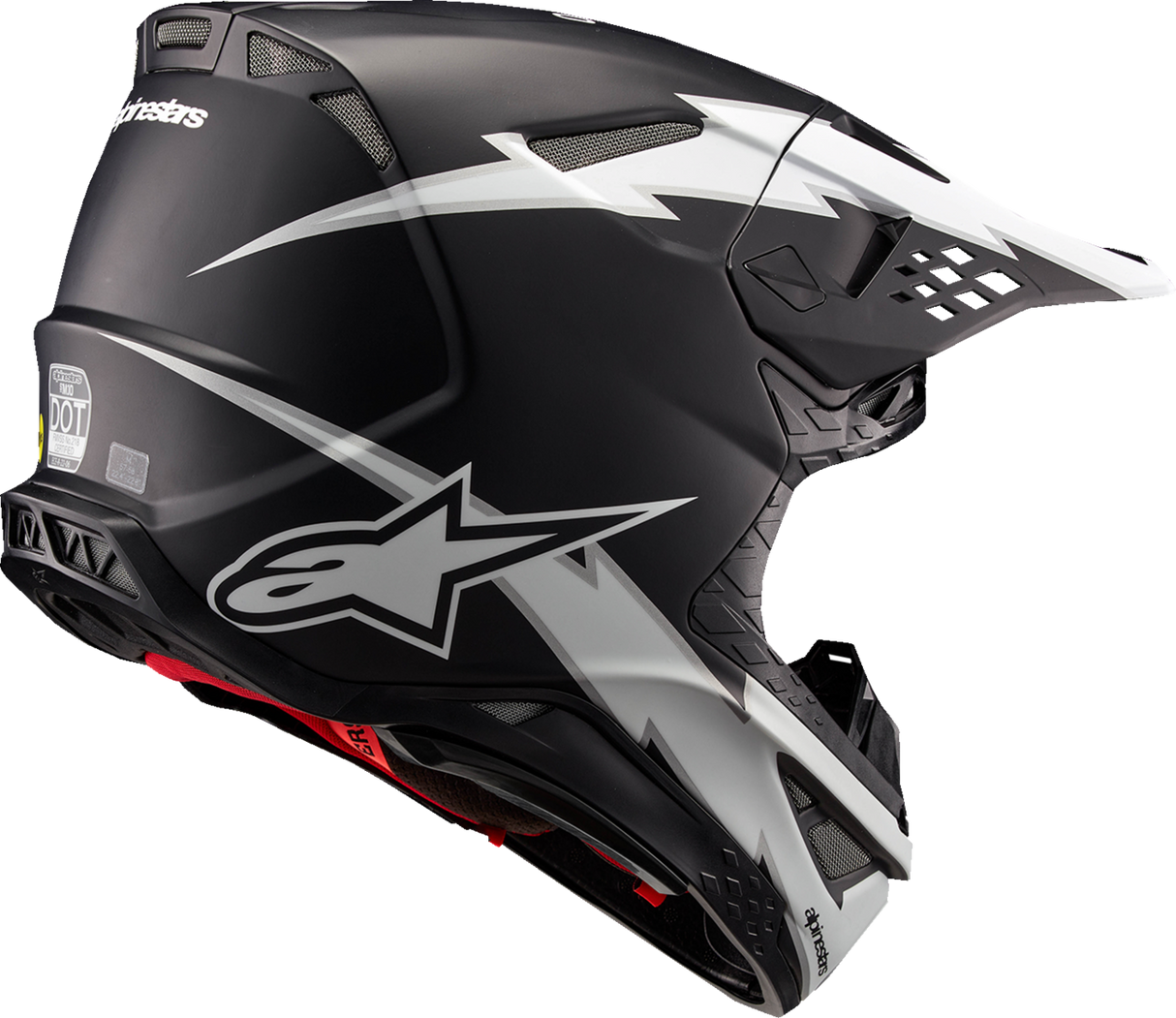 ALPINESTARS Supertech M10 Helmet - Ampress - MIPS? - Matte Black/White - XS 8300823-1121-XS