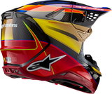 ALPINESTARS Supertech M10 Helmet - Era - MIPS? - Gloss Gold/Yellow/Rio Red - XS 8301223-5938-XS