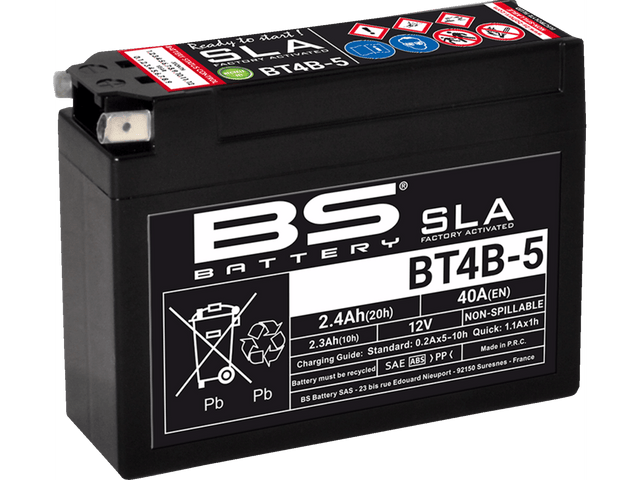 BS BATTERY Battery - BT4B-5 (YT) 300756 - Moto Shop Service