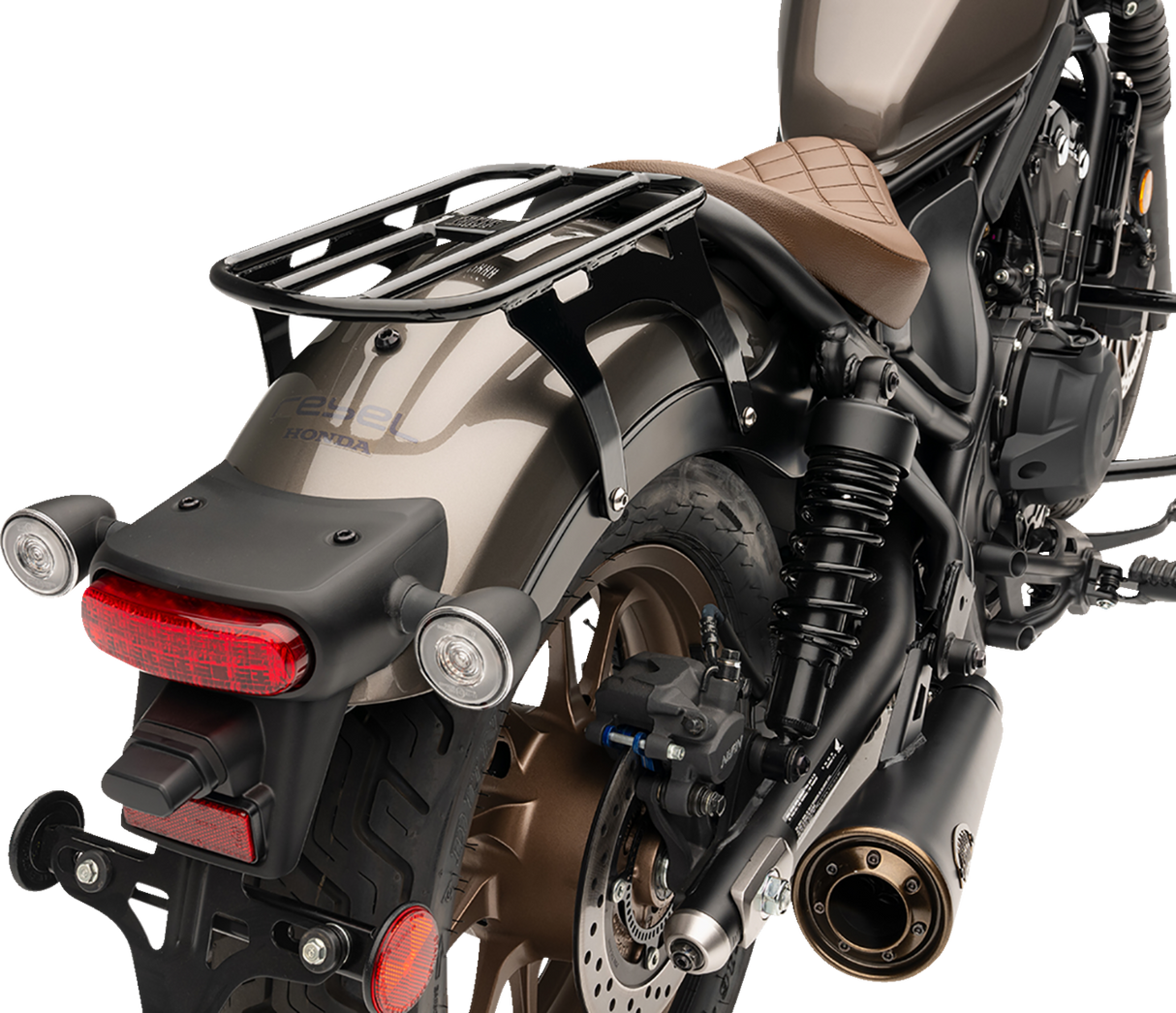 COBRA Solo Luggage Rack - Tube - Black - Rebel 300/500 02-4108B