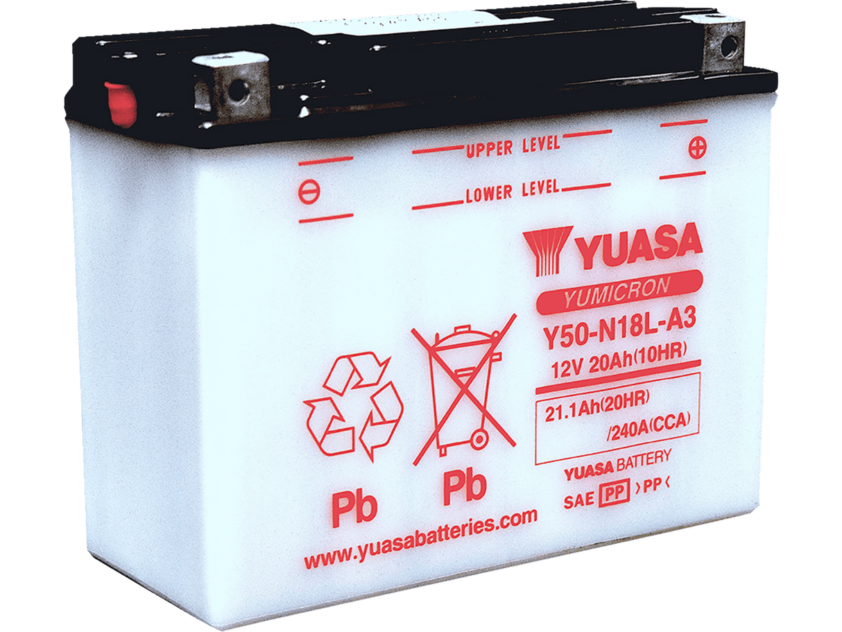 YUASA Battery - Y50-N18L-A3 YUAM228A3TWN - Moto Shop Service