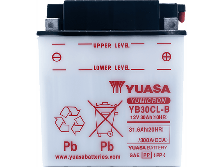 YUASA Battery - YB30CL-B YUAM2230CTWN - Moto Shop Service