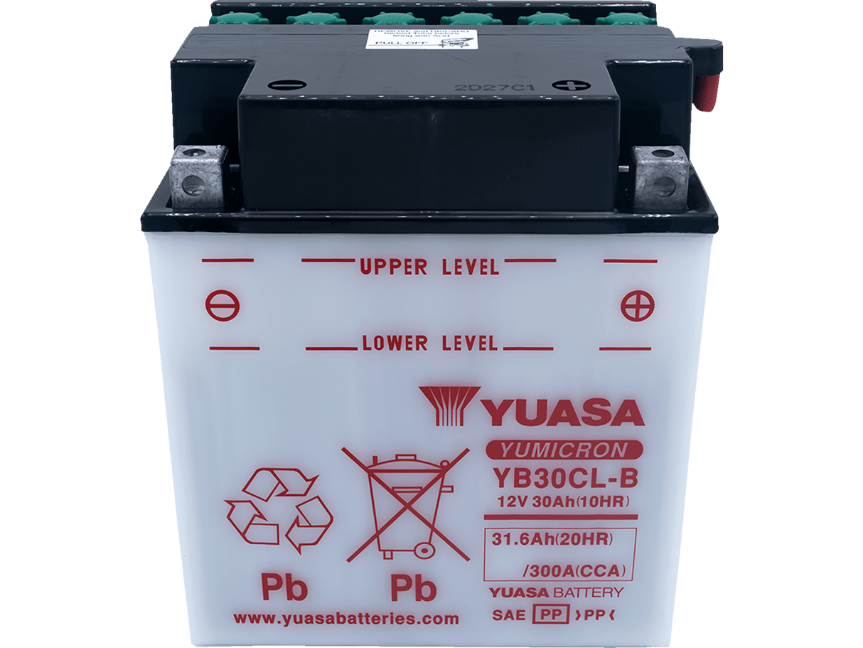 YUASA Battery - YB30CL-B YUAM2230CTWN - Moto Shop Service