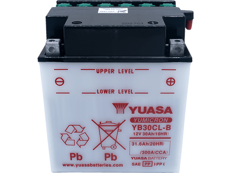 YUASA Battery - YB30CL-B YUAM2230CTWN - Moto Shop Service