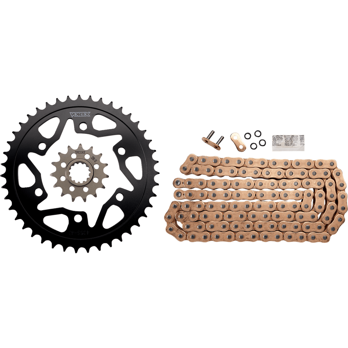 VORTEX Chain Kit - Gold CKG6455 - Moto Shop Service