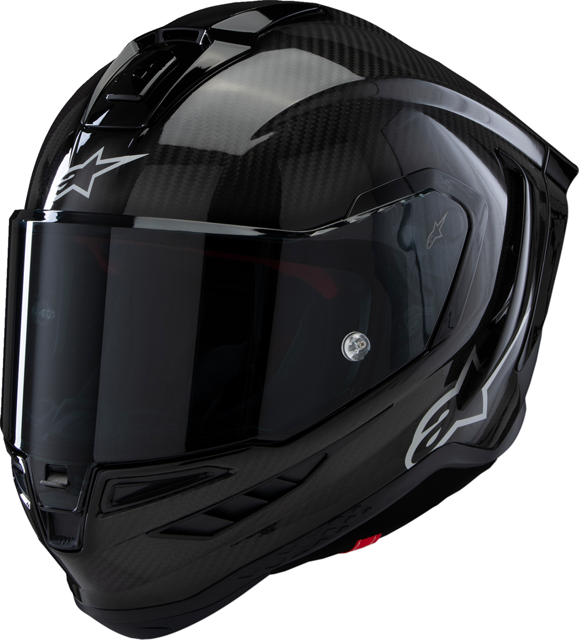 ALPINESTARS Supertech R10 Helmet - Solid - Carbon Black - Large 8200124-1902-L