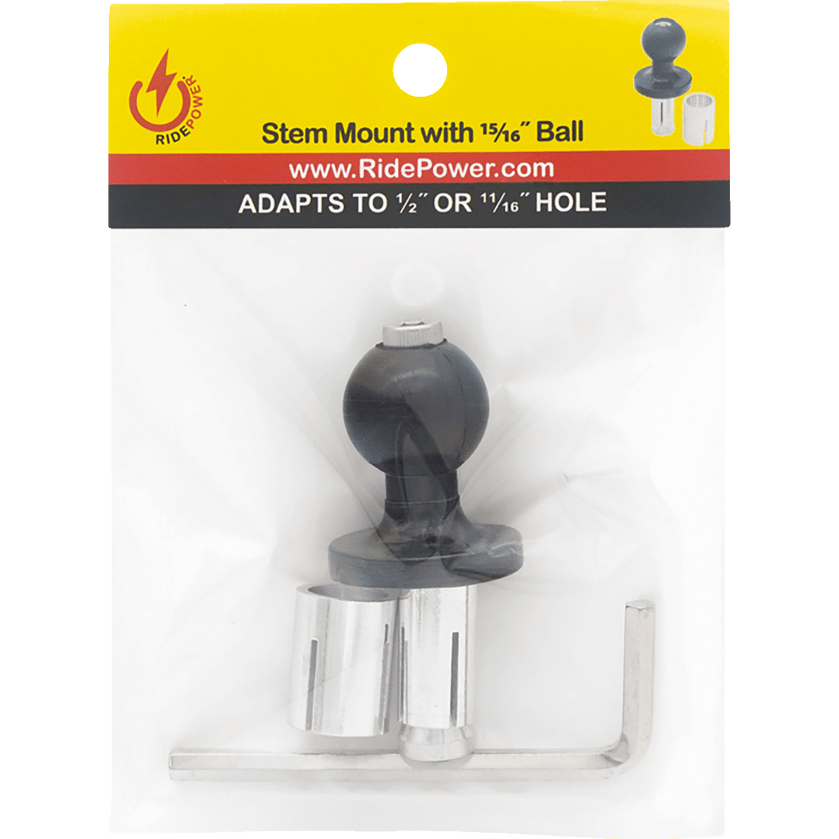 Stem Mount - Ball Mount RPSTEMMOUNTADPT