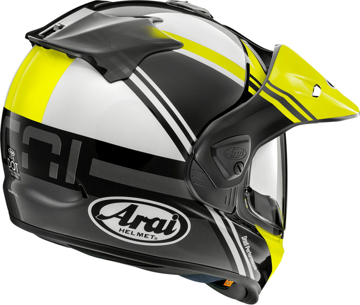 ARAI HELMETS XD-5 Helmet - Cosmic - Fluorescent Yellow - Medium 0140-0328