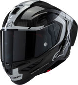 ALPINESTARS Supertech R10 Helmet - Element - Carbon/Silver/Black - Small 8200324-1368-S