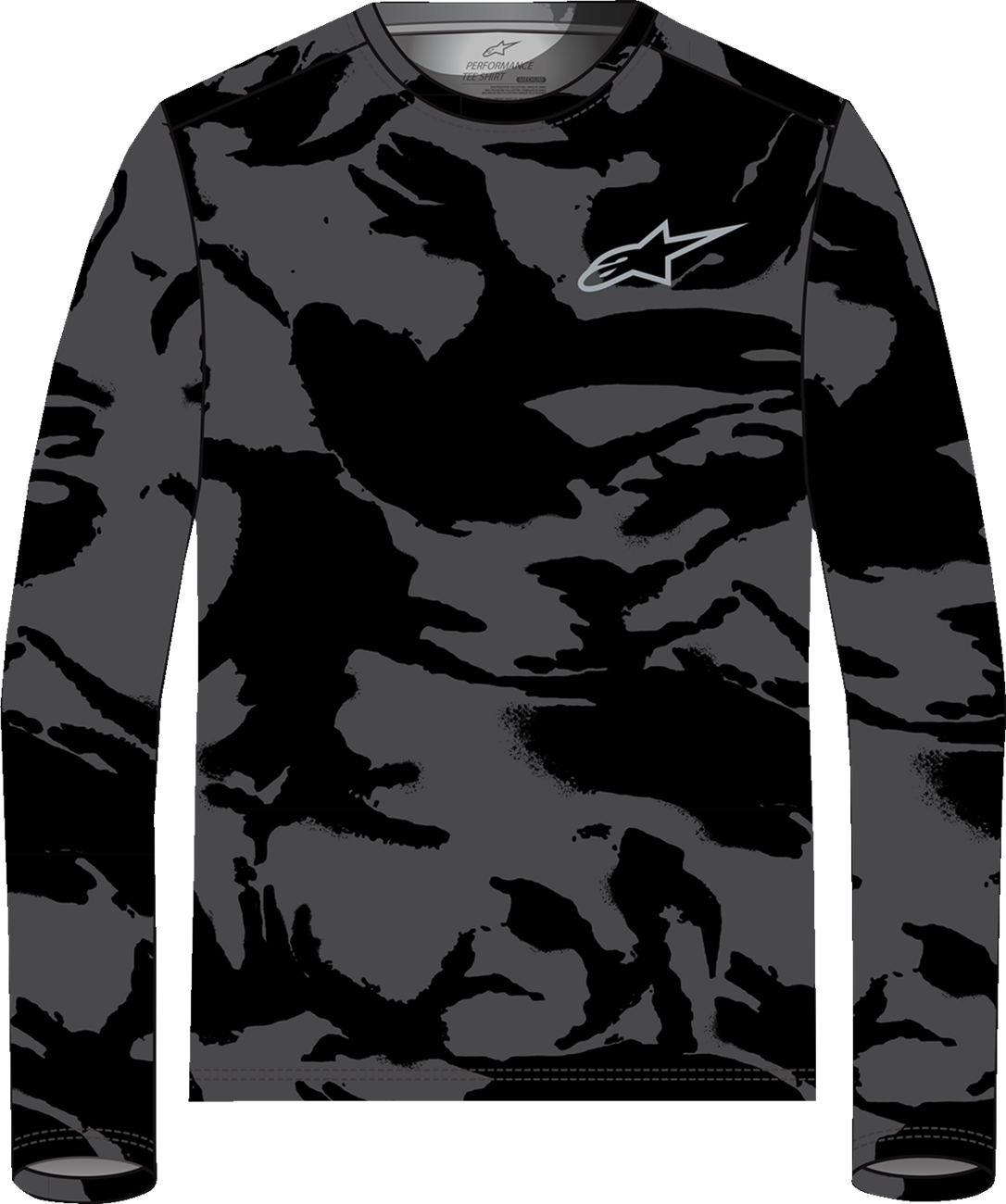 ALPINESTARS Performance Long-Sleeve T-Shirt - Black/Camo - XL 1214-71010-160-XL