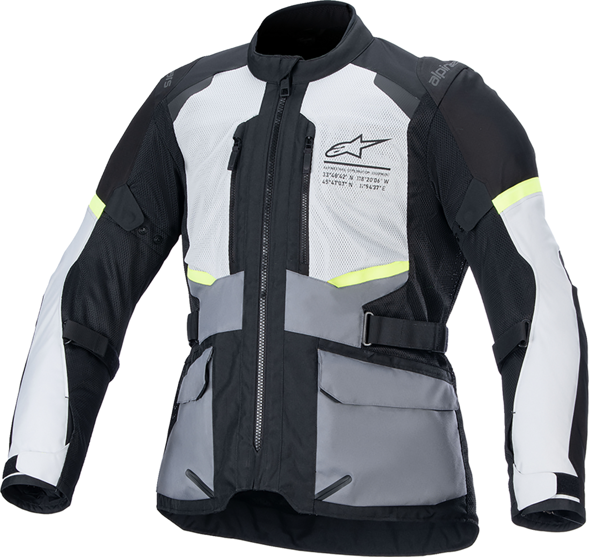 ALPINESTARS Andes Air Drystar? Jacket - Ice Gray/Dark Gray/Black - XL 3207924-9191-XL