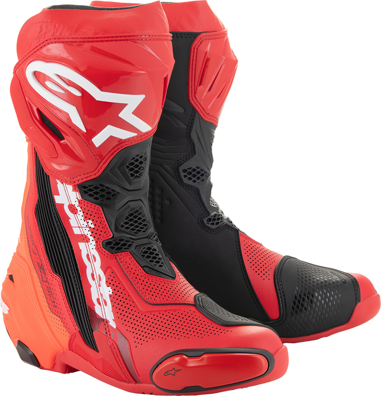 ALPINESTARS Supertech R Vented Boots - Red - US 10.5/EU 45 2220121-3029-45