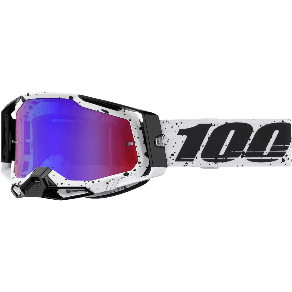 100% Racecraft 2 Goggle - Trinity - Red Blue Mirror 50010-00033