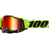 100% Racecraft 2 Goggle - Neon Yellow - Red Mirror 50010-00037