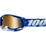 100% Racecraft 2 Goggle - Blue - Gold Mirror 50010-00035