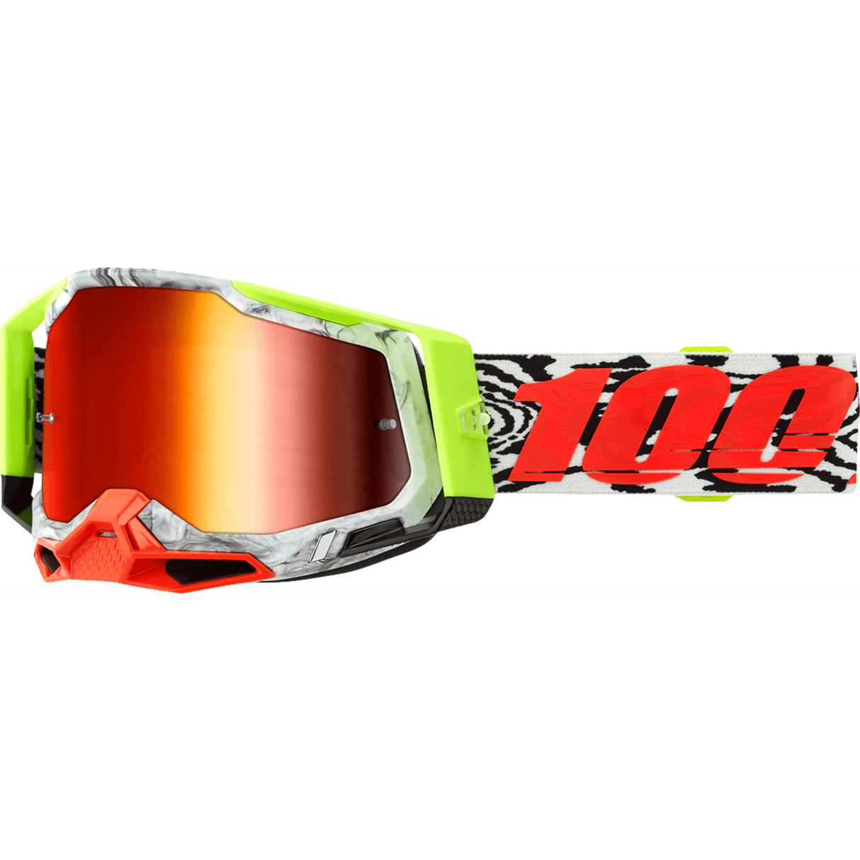 100% Racecraft 2 Goggle - Engal - Red Mirror 50010-00040