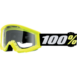 100% Strata Mini Goggle - Yellow - Clear 50033-00006