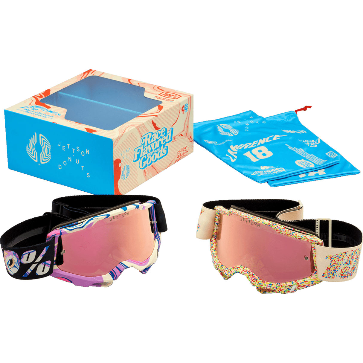 100% Accuri 2 Goggles Pack - Donut - 2 Pack 50056-00002