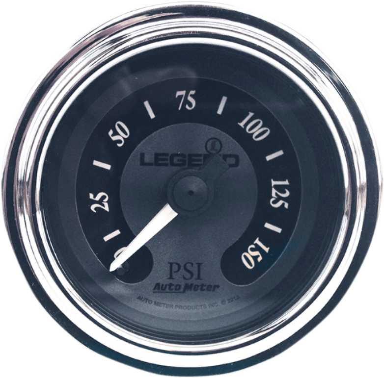 LEGEND SUSPENSION Fairing Mounted LED Backlit PSI Gauges - Titanium