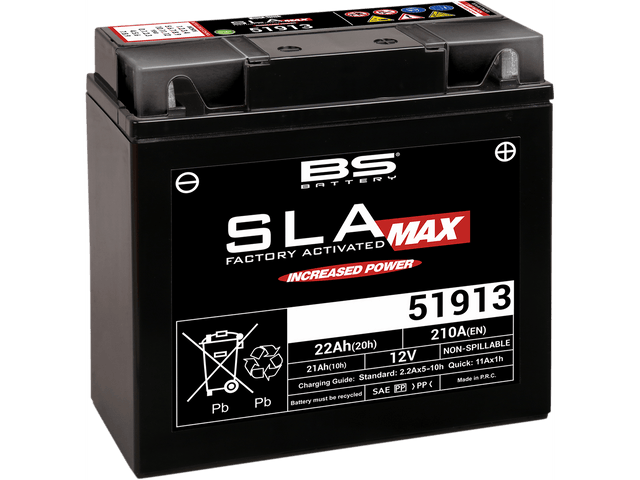 BS BATTERY Battery - 51913 300860 - Moto Shop Service