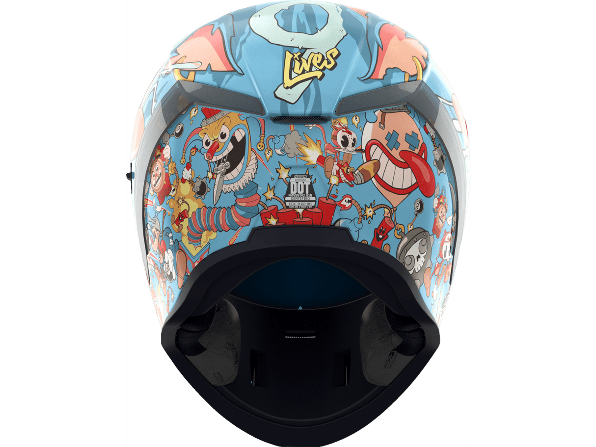 ICON Airform™ Nine Lives Helmet - Blue