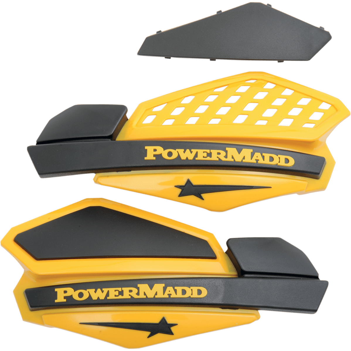 POWERMADD Handguards - Yellow/Black 34201