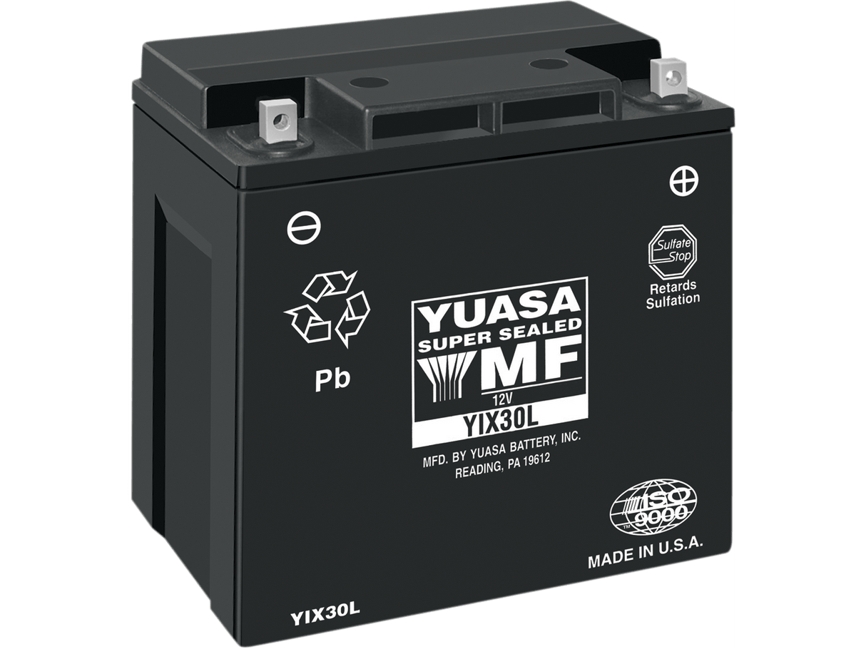 YUASA AGM Battery - YIX30L-BS - 1.4 L YUAM6230X - Moto Shop Service